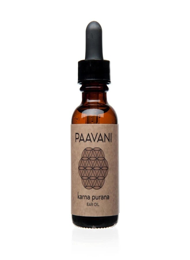 PAAVANI Ayurveda Ear Oil - Made in USA - Ayurvedic Herbal Ear Drops - Itchy Ears & Earache Relief - 100% Organic, 1 oz - Image 1